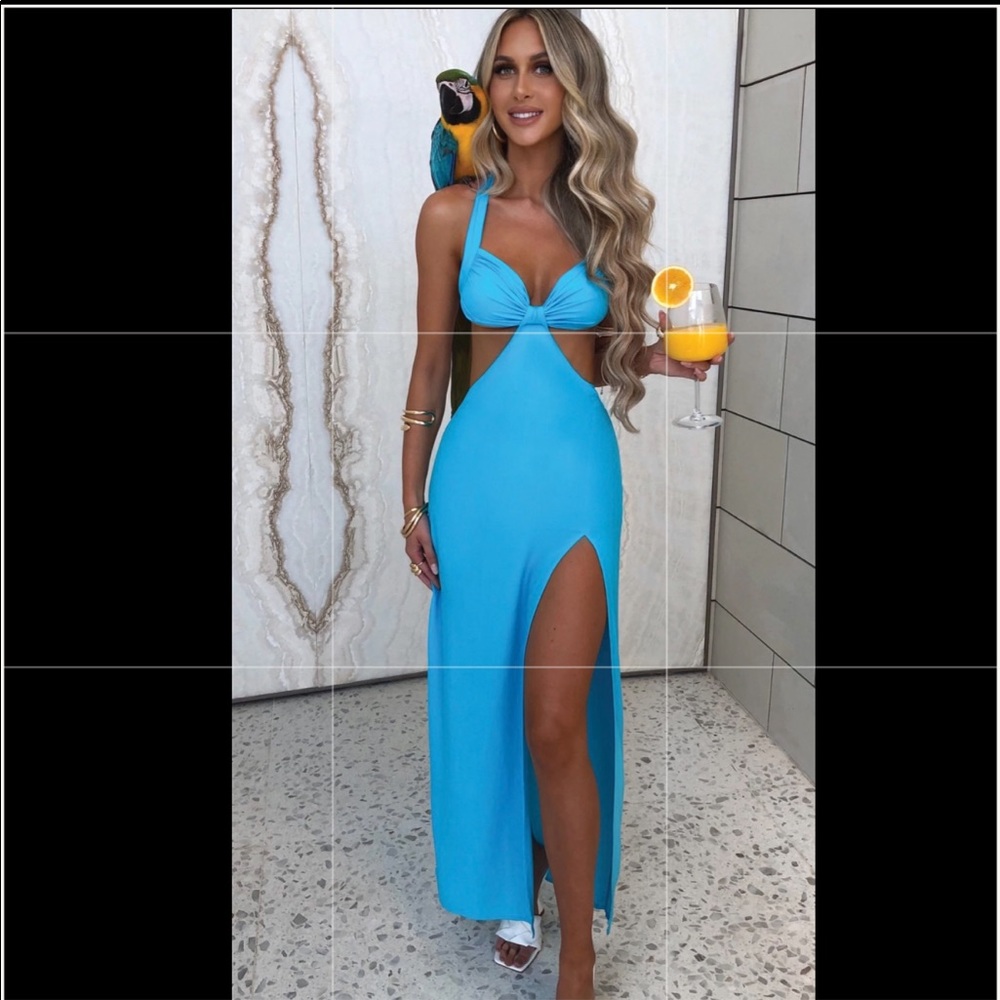 Turquoise Maxi Dress